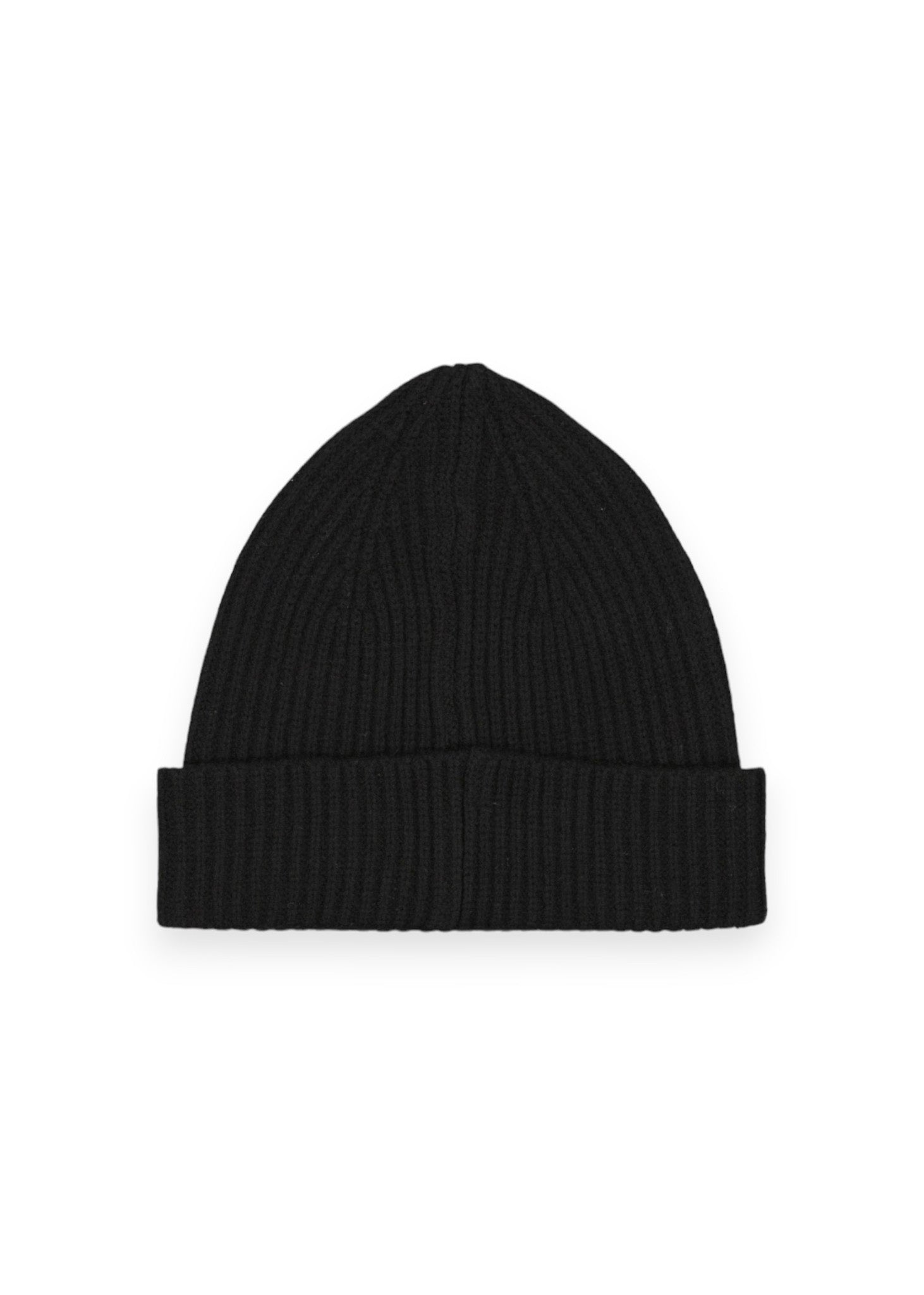 KNITTED MERINO BEANIE - MOONLESS NIGHT