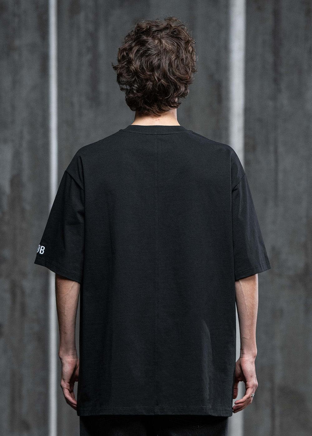 OVERSIZED 3/4 SLEEVE BEAST TEE - MOONLESS NIGHT